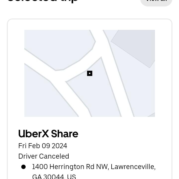 Uber Support 1 star review on 14th March 2024