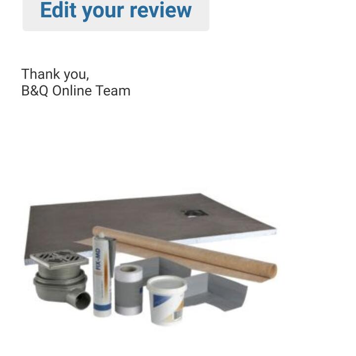 B&Q 1 star review on 4th October 2020
