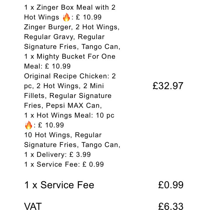 UberEATS 1 star review on 22nd March 2024