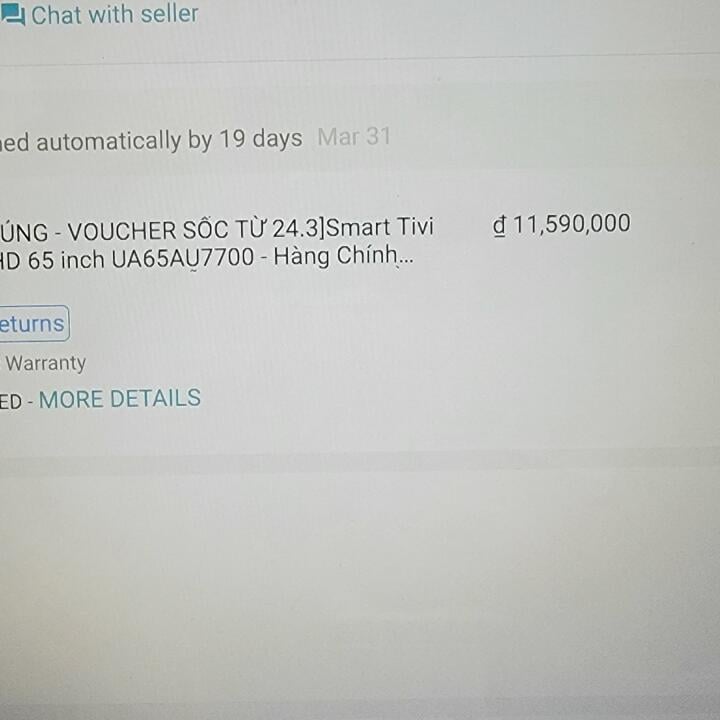 Lazada.vn 1 star review on 12th April 2024