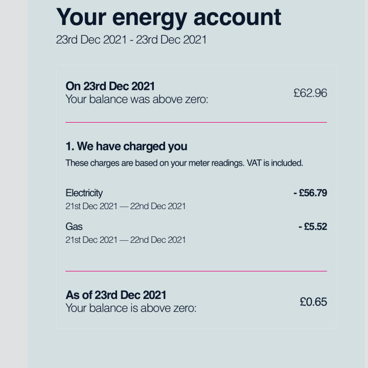 Octopus energy 2 star review on 6th January 2022
