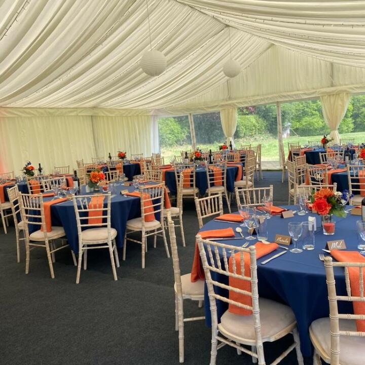 Bay Tree Events - Marquee & Furniture Hire 5 star review on 15th May 2022