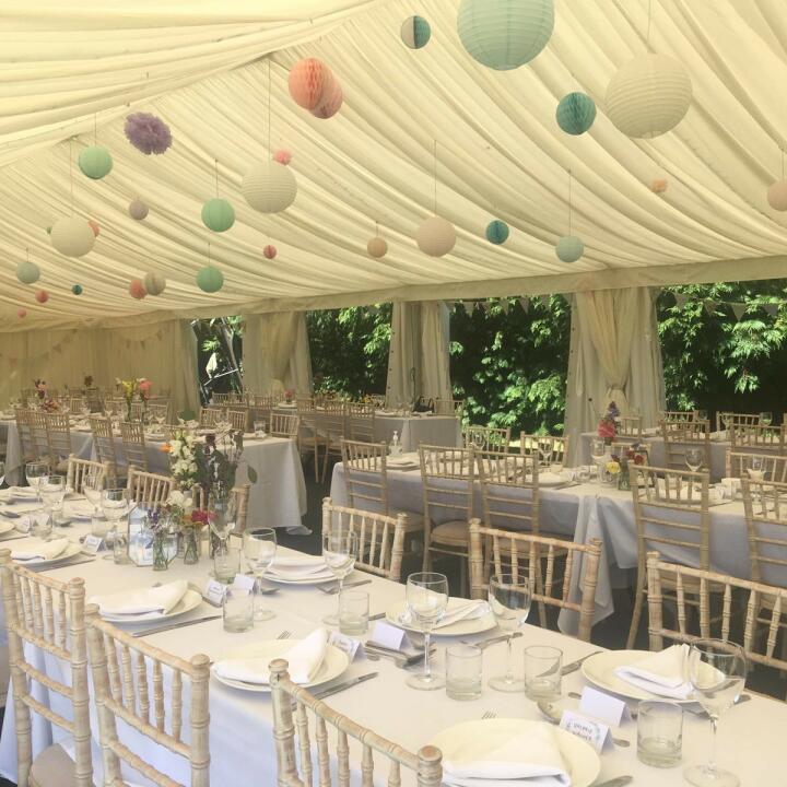 Bay Tree Events - Marquee & Furniture Hire 5 star review on 4th August 2021