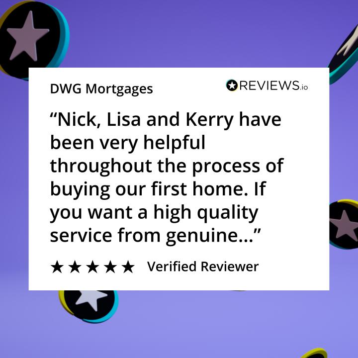 DWG Mortgages 5 star review on 24th April 2021