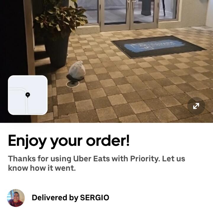 UberEATS 1 star review on 16th March 2024