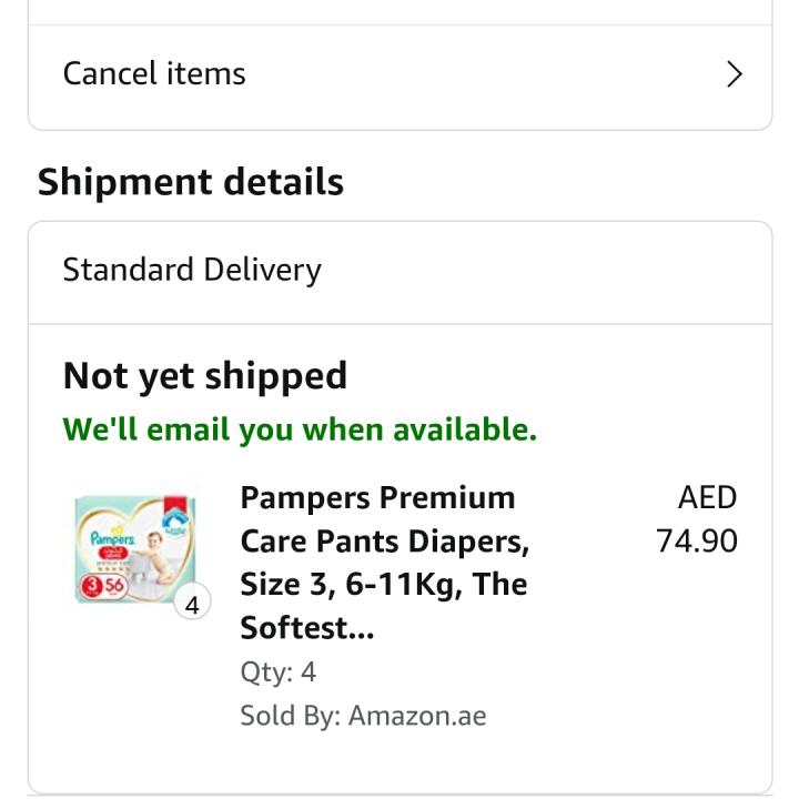 amazon.ae 1 star review on 11th September 2022