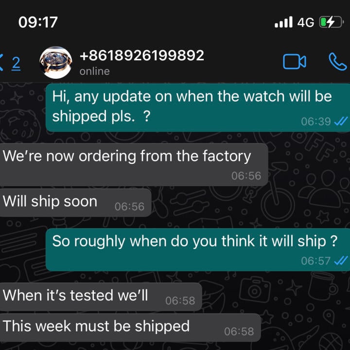Replicawatchpro - High Quality Replica Watches for sale 1 star review on 16th April 2021