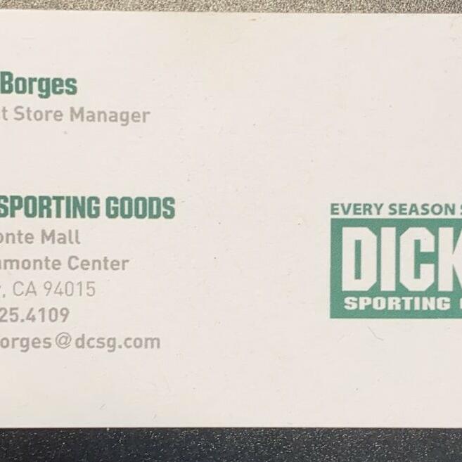DICK'S Sporting Goods 1 star review on 5th June 2021