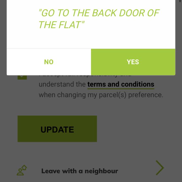 Yodel 1 star review on 17th October 2022