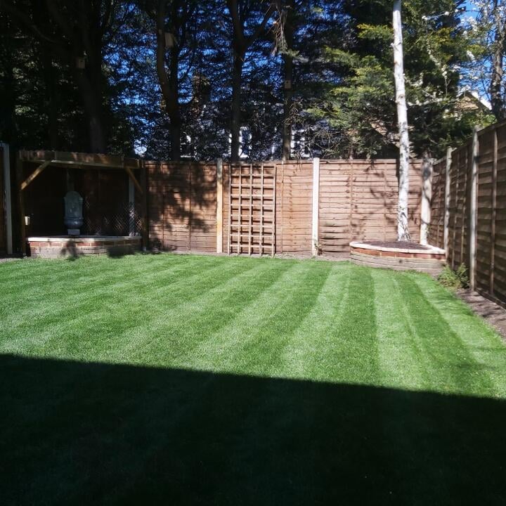the lawn turf laying company 5 star review on 5th July 2022