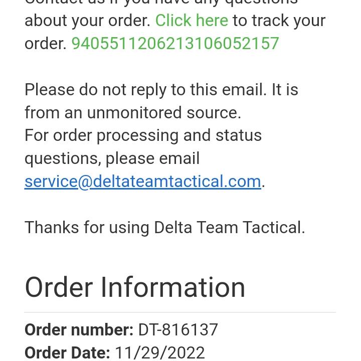 Delta Team Tactical 2 star review on 12th December 2022