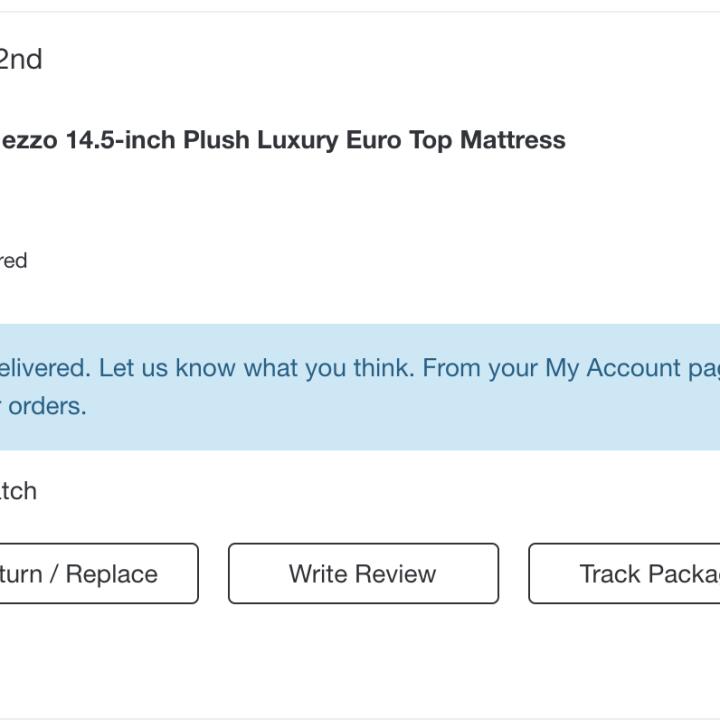 Overstock.com 1 star review on 17th August 2021