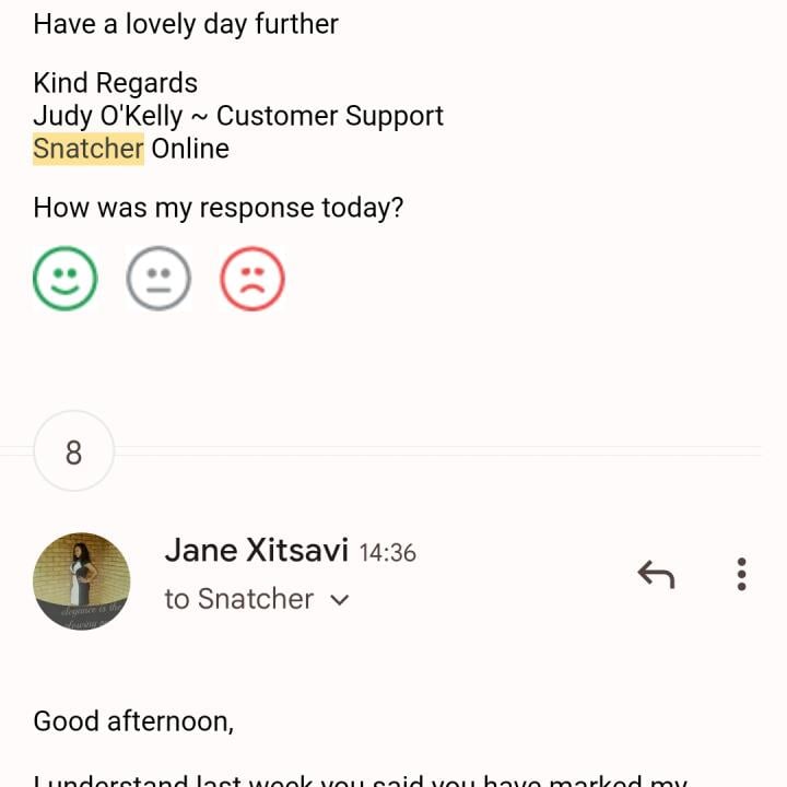 Snatcher 1 star review on 10th January 2023