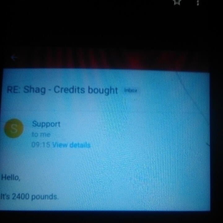 shag.co.uk 1 star review on 22nd January 2022