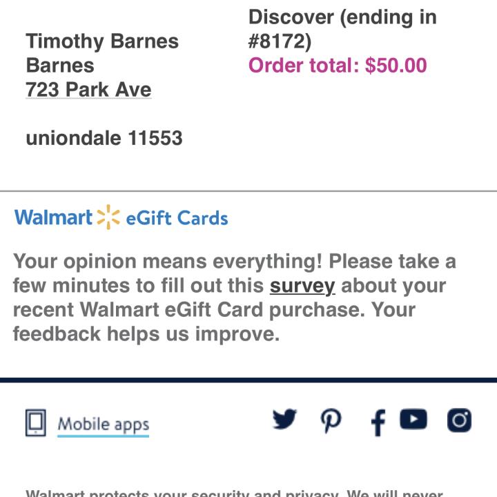 Walmart 1 star review on 27th March 2022