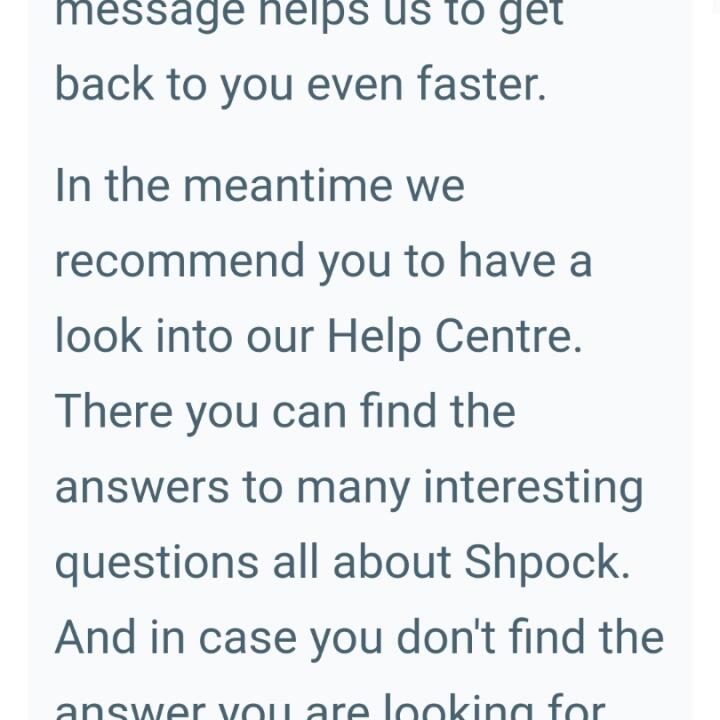 Shpock 1 star review on 14th July 2020