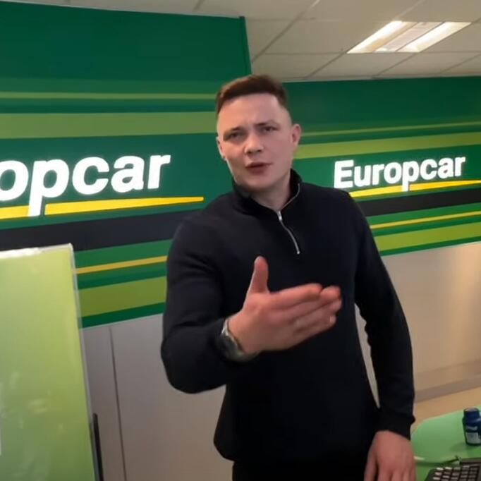 Europcar 1 star review on 23rd April 2022