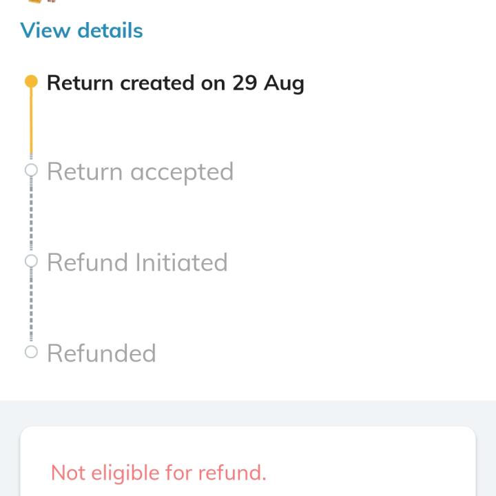AJIO.com 1 star review on 29th August 2023