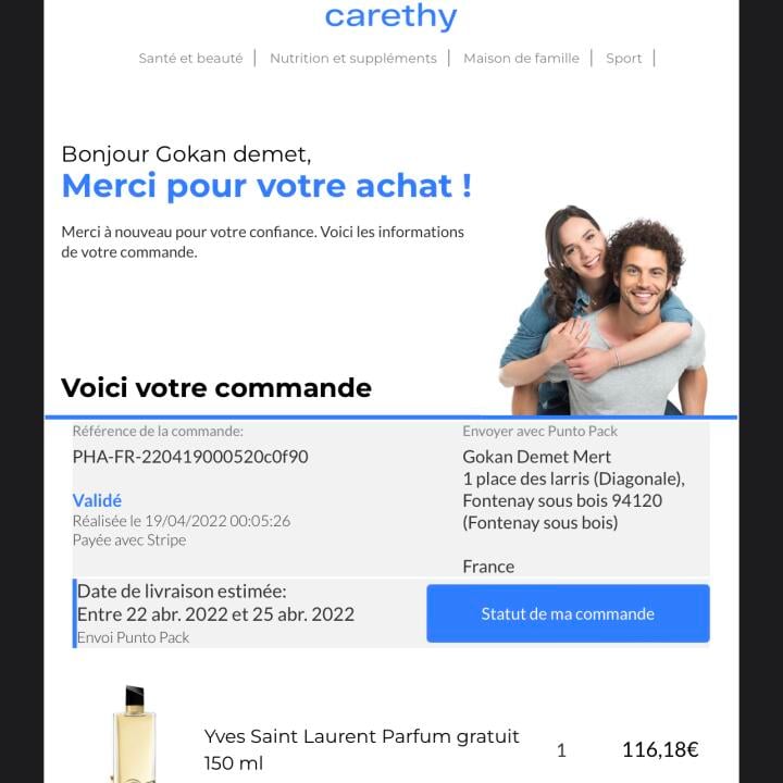 Carethy 1 star review on 14th May 2022