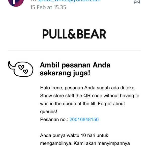 PULL&BEAR 1 star review on 11th July 2021
