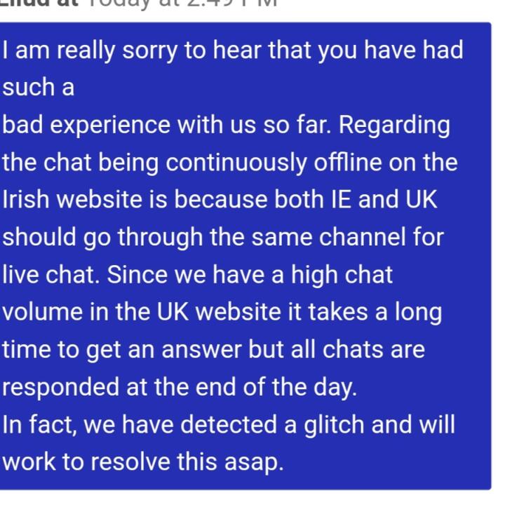 Aosom UK 1 star review on 18th April 2021