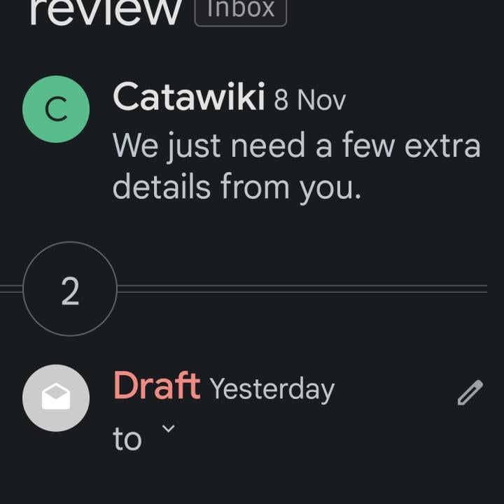 Catawiki 1 star review on 9th November 2022
