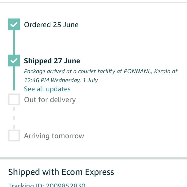 Amazon India 1 star review on 6th July 2020