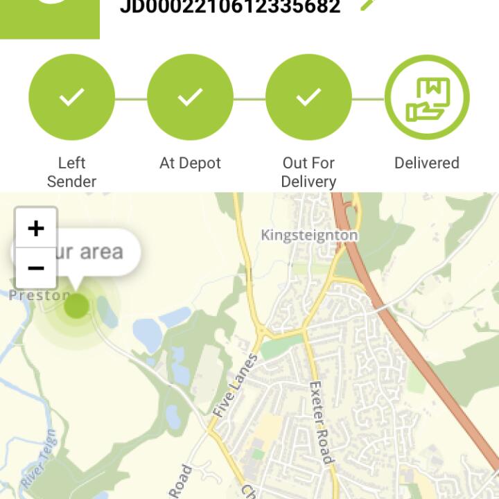 Yodel 1 star review on 30th July 2022