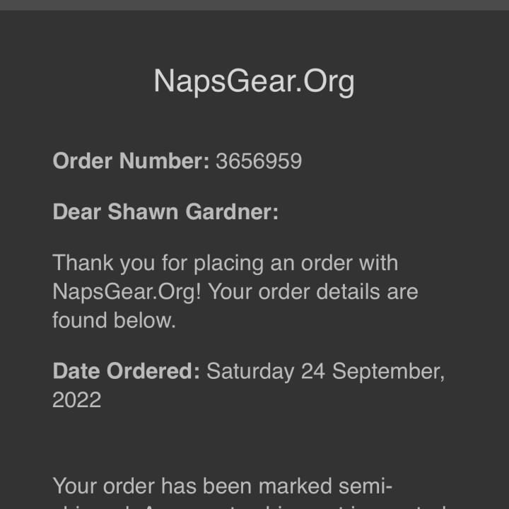 Napsgear 1 star review on 10th October 2022
