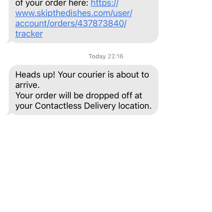 SkipTheDishes 1 star review on 19th July 2022