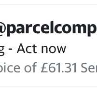 parcelcompare.com 1 star review on 15th November 2023