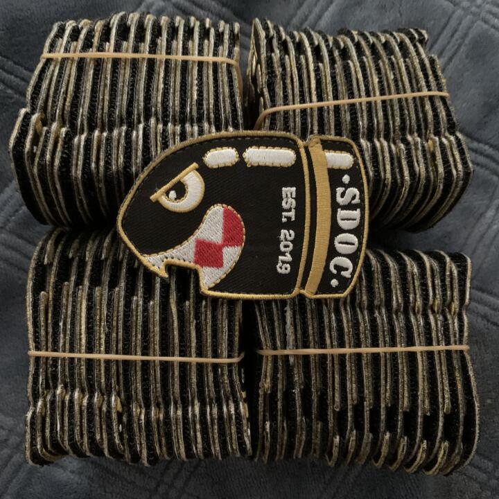 Custom Patches Inc 5 star review on 25th March 2021