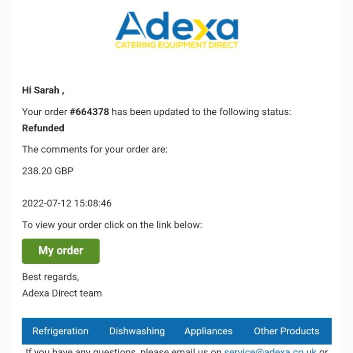 Adexa Direct 1 star review on 12th July 2022