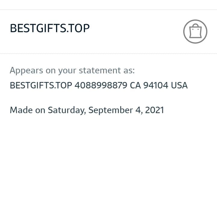 Best Gift Company  1 star review on 11th September 2021