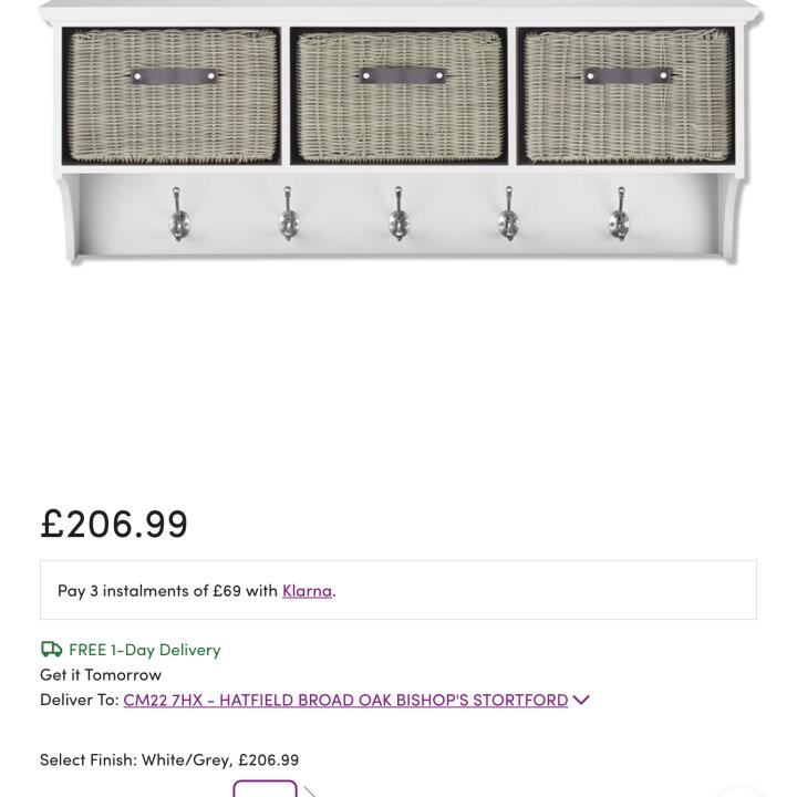 Wayfair 1 star review on 5th June 2021