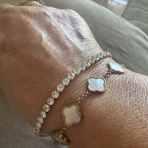 Tennis Bracelet (Gold)