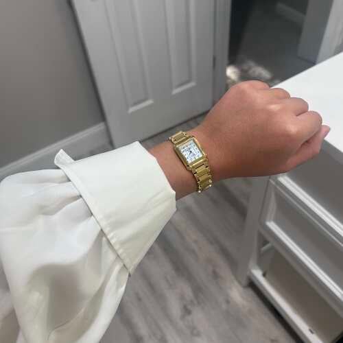 citizen dress classic women's watch ew5602-57d Citizen Bianca White Dial Gold-Tone Stainless Steel Bracelet Watch 22mm - EW5602-57D